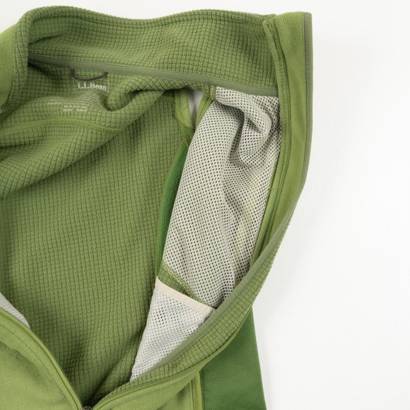 L.L. BEAN Polartec green fleece vest size S - Picture 7 of 10